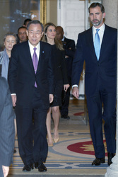 Empfang für Ban Ki-moon, Madrid
