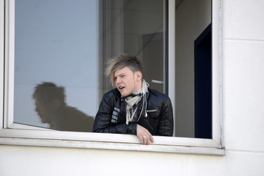 Simone Mangiapane verlässt das DSDS Loft, Köln