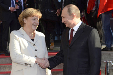 Angela Merkel, Wladimir Putin