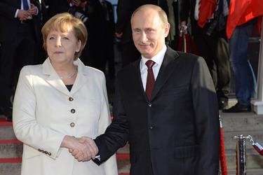 Angela Merkel, Wladimir Putin
