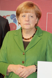 Messerundgang von Kanzlerin Merkel und Präsident Putin, Hannover