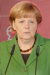 Messerundgang von Kanzlerin Merkel und Präsident Putin, Hannover