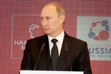 Messerundgang von Kanzlerin Merkel und Präsident Putin, Hannover