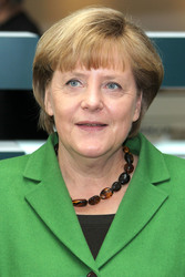 Messerundgang von Kanzlerin Merkel und Präsident Putin, Hannover