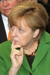 Messerundgang von Kanzlerin Merkel und Präsident Putin, Hannover