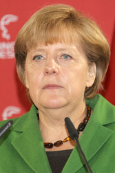 Messerundgang von Kanzlerin Merkel und Präsident Putin, Hannover