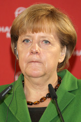 Messerundgang von Kanzlerin Merkel und Präsident Putin, Hannover