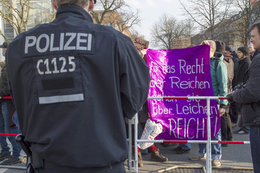 Trauerkundgebung für Rosemarie F., Berlin
