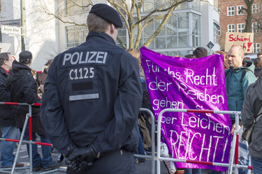 Trauerkundgebung für Rosemarie F., Berlin