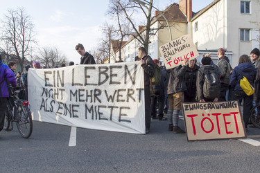 Trauerkundgebung für Rosemarie F., Berlin