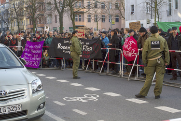 Trauerkundgebung für Rosemarie F., Berlin