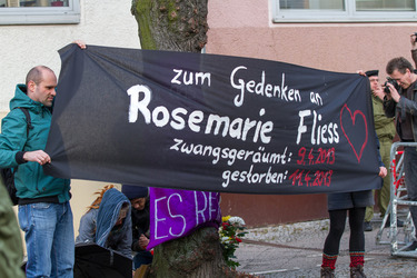 Trauerkundgebung für Rosemarie F., Berlin