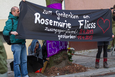 Trauerkundgebung für Rosemarie F., Berlin
