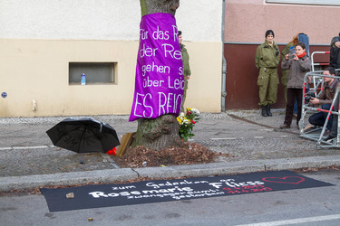 Trauerkundgebung für Rosemarie F., Berlin