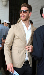 Sergio Ramos besucht Stierkampf, Sevilla