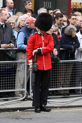 Margaret Thatcher Trauerzug, London