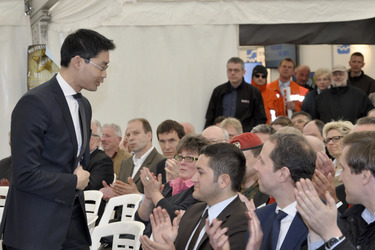 Philipp Rösler auf der Wirtschaftsmesse Robby, Mariensee