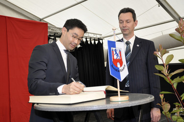 Philipp Rösler auf der Wirtschaftsmesse Robby, Mariensee