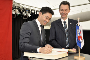 Philipp Rösler auf der Wirtschaftsmesse Robby, Mariensee
