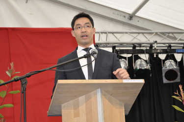 Philipp Rösler auf der Wirtschaftsmesse Robby, Mariensee