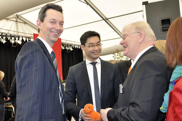 Philipp Rösler auf der Wirtschaftsmesse Robby, Mariensee
