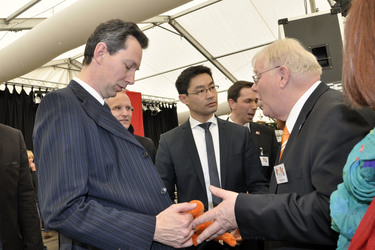 Philipp Rösler auf der Wirtschaftsmesse Robby, Mariensee