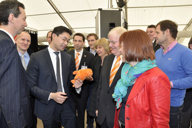 Philipp Rösler auf der Wirtschaftsmesse Robby, Mariensee