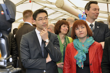 Philipp Rösler auf der Wirtschaftsmesse Robby, Mariensee