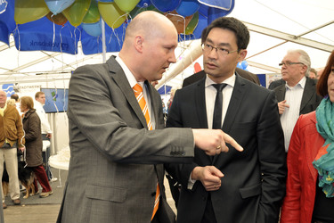 Philipp Rösler auf der Wirtschaftsmesse Robby, Mariensee