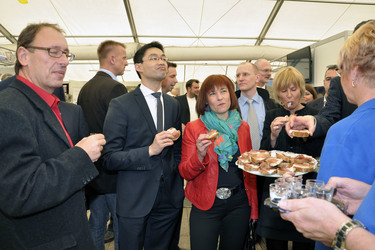 Philipp Rösler auf der Wirtschaftsmesse Robby, Mariensee