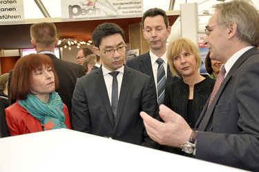 Philipp Rösler auf der Wirtschaftsmesse Robby, Mariensee