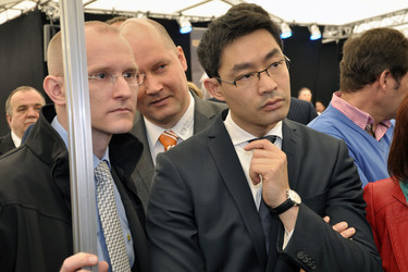 Philipp Rösler auf der Wirtschaftsmesse Robby, Mariensee