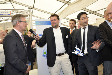 Philipp Rösler auf der Wirtschaftsmesse Robby, Mariensee