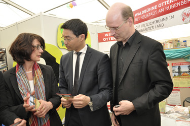 Philipp Rösler auf der Wirtschaftsmesse Robby, Mariensee