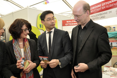 Philipp Rösler auf der Wirtschaftsmesse Robby, Mariensee