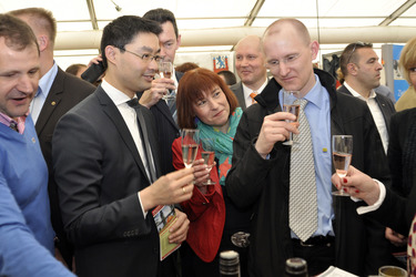 Philipp Rösler auf der Wirtschaftsmesse Robby, Mariensee