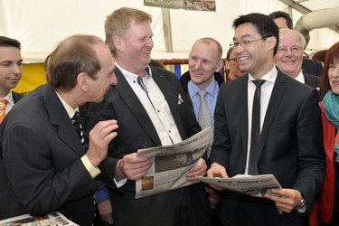 Philipp Rösler auf der Wirtschaftsmesse Robby, Mariensee