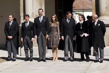 Ignacio González, Felipe von Spanien, Letizia von Spanien, Mariano Rajoy und Gäste