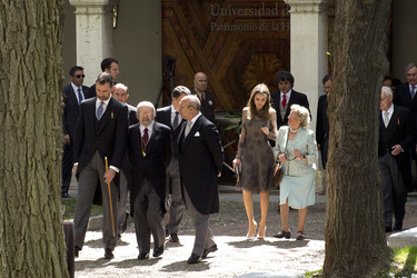 Felipe von Spanien, José Miguel Caballero Bonald, Letizia von Spanien, Pepa Ramis