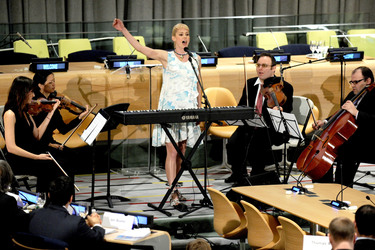 Einweihung der Trusteeship Council Chamber, New York