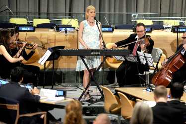 Einweihung der Trusteeship Council Chamber, New York