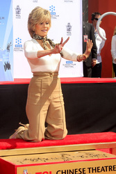Jane Fonda's Hand and Footprints Ceremony, Los Angeles