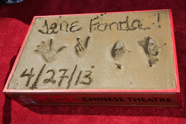Jane Fonda's Hand and Footprints Ceremony, Los Angeles