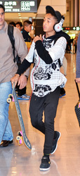 Will und Jaden Smith, Ankunft in Japan Arrive in Japan