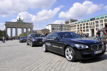 BMW Limousinen für die Gäste der 'Star Trek Into Darkness' Premiere