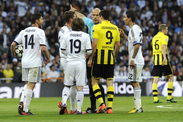 Champions League Spiel Real Madrid gegen Borussia Dortmund, Madrid