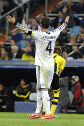 Champions League Spiel Real Madrid gegen Borussia Dortmund, Madrid