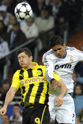 Champions League Spiel Real Madrid gegen Borussia Dortmund, Madrid