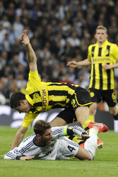 Champions League Spiel Real Madrid gegen Borussia Dortmund, Madrid