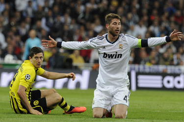 Champions League Spiel Real Madrid gegen Borussia Dortmund, Madrid